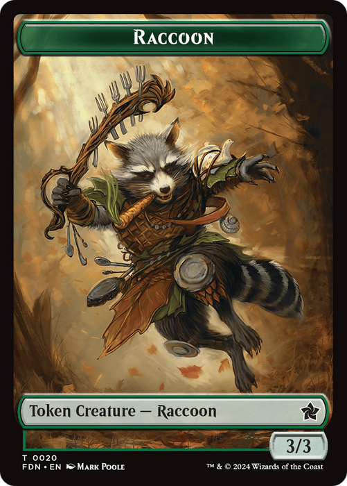 Raccoon (TFDN-020) - common - Foil