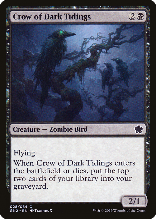 Crow of Dark Tidings (GN2-028) - common