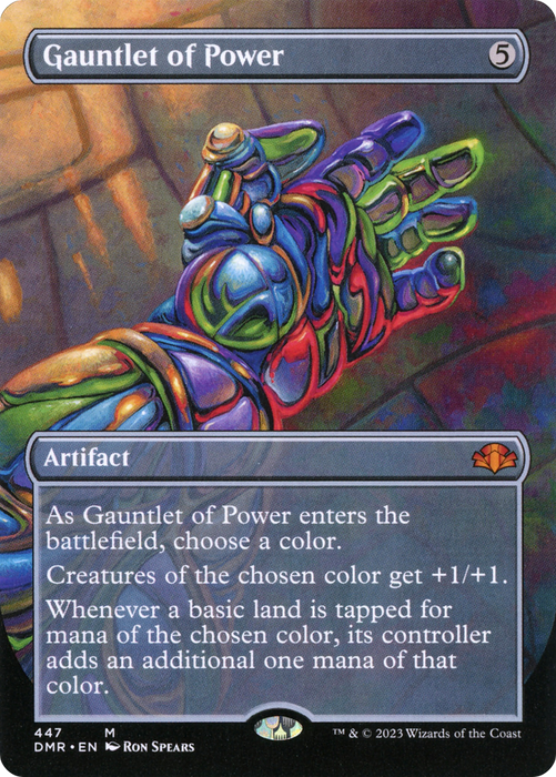 Gauntlet of Power (DMR-447) - mythic (Borderless)