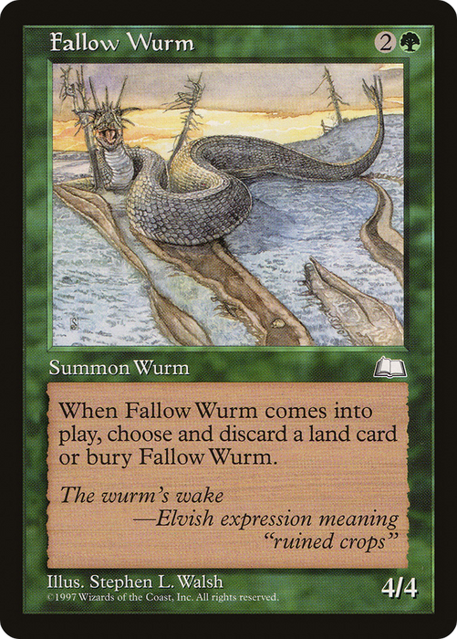 Fallow Wurm (WTH-126) - uncommon