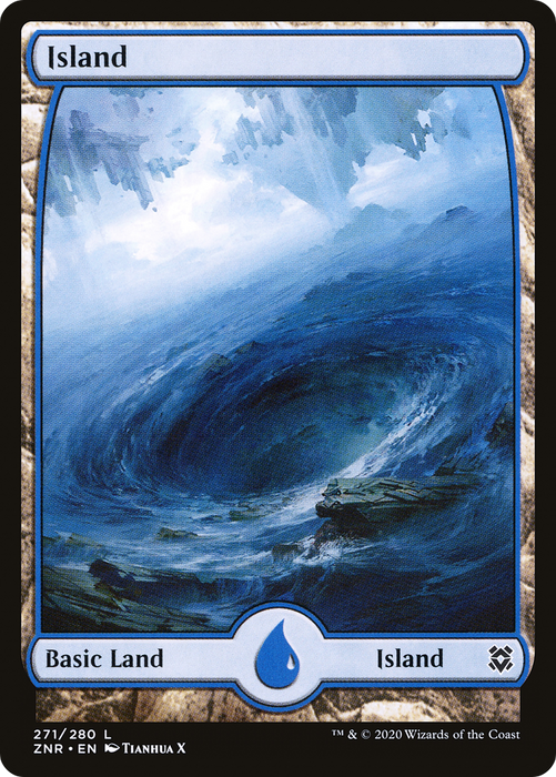 Island (ZNR-271) - common: (Full Art)