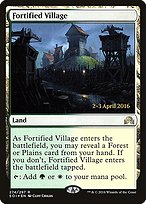 Fortified Village (PRE-274S) - rare - Foil