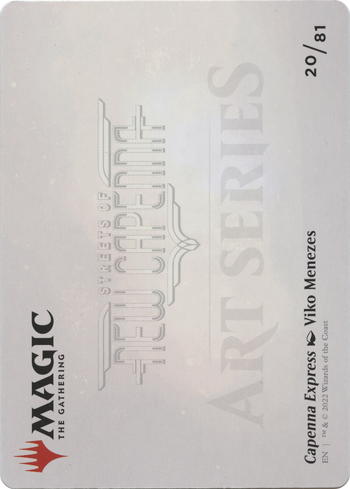 Capenna Express // Capenna Express (ASNC-020) - common (Borderless) - Foil