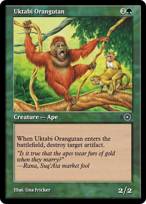 Uktabi Orangutan (PRM-36016) - uncommon - Foil