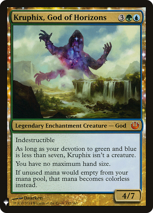 Kruphix, God of Horizons (LIST-JOU-152) - mythic: (enchantment)