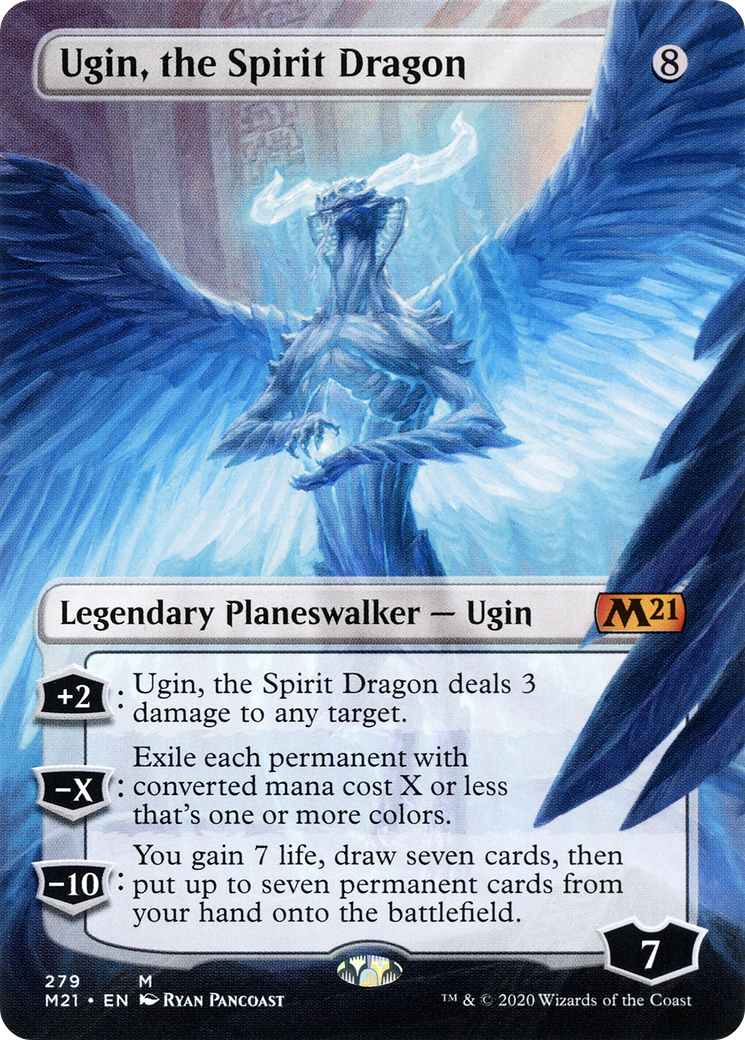 Ugin, the Spirit Dragon (M21-279) - mythic (Borderless) - Foil