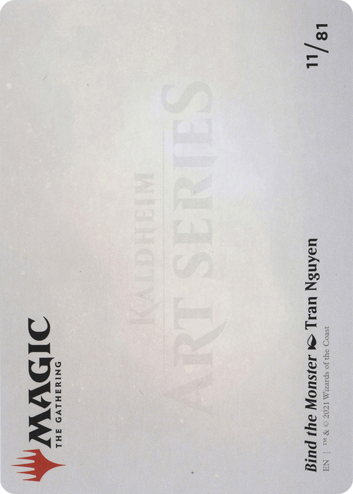 Bind the Monster // Bind the Monster (AKHM-011) - common (Borderless) - Foil