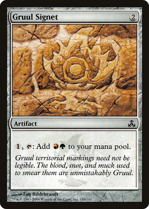 Gruul Signet (GPT-150) - common - Foil