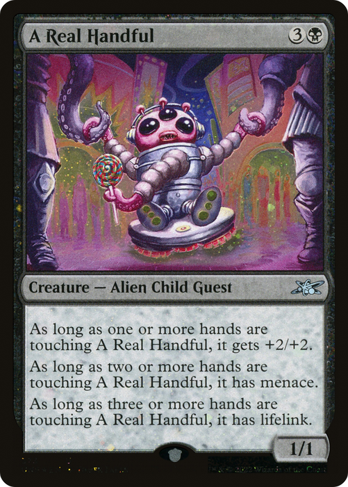 A Real Handful (UNF-373) - uncommon - Foil