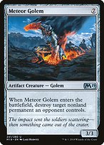 Meteor Golem (M19-241) - uncommon - Foil