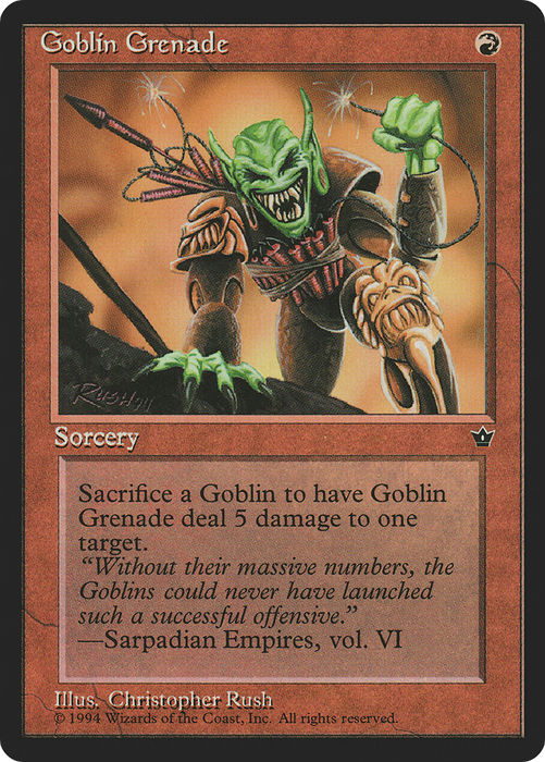 Goblin Grenade (FEM-56C) - common
