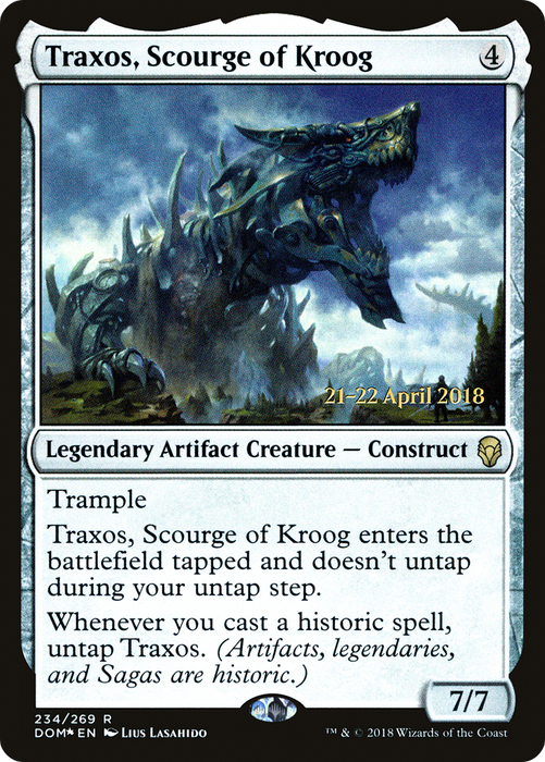 Traxos, Scourge of Kroog (PRE-234S) - rare - Foil