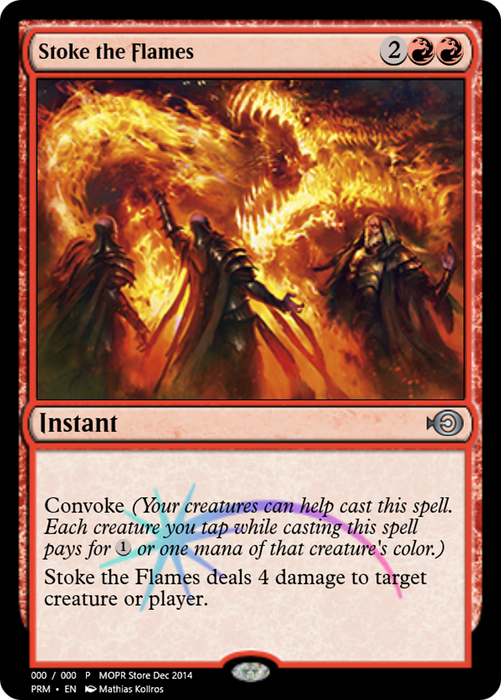 Stoke the Flames (PRM-54553) - uncommon - Foil