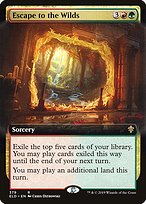 Escape to the Wilds (ELD-379) - rare: (Extended Art) - Foil