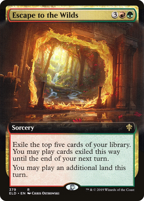 Escape to the Wilds (ELD-379) - rare: (Extended Art)