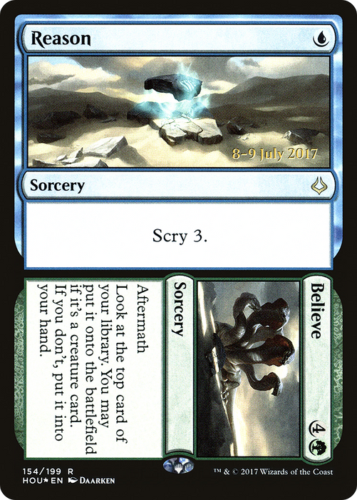Reason // Believe (PRE-154S) - rare - Foil