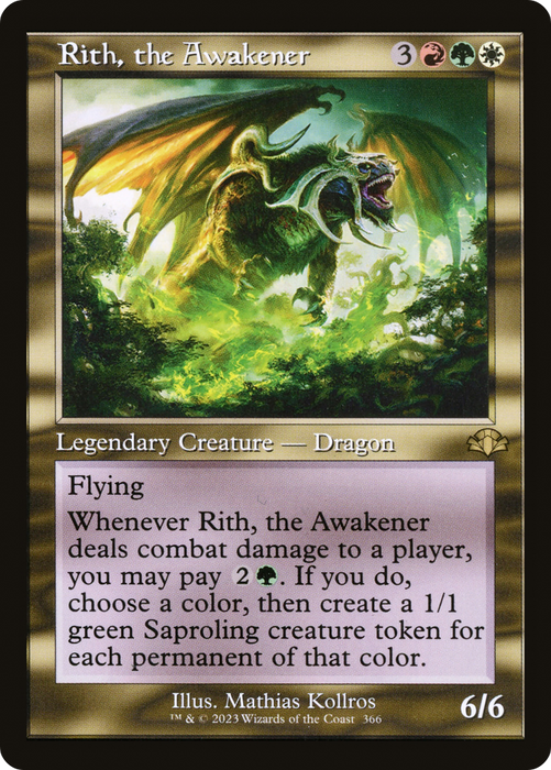Rith, the Awakener (DMR-366) - rare - Foil