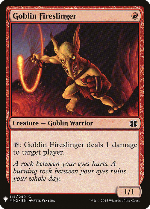 Goblin Fireslinger (LIST-MM2-114) - common