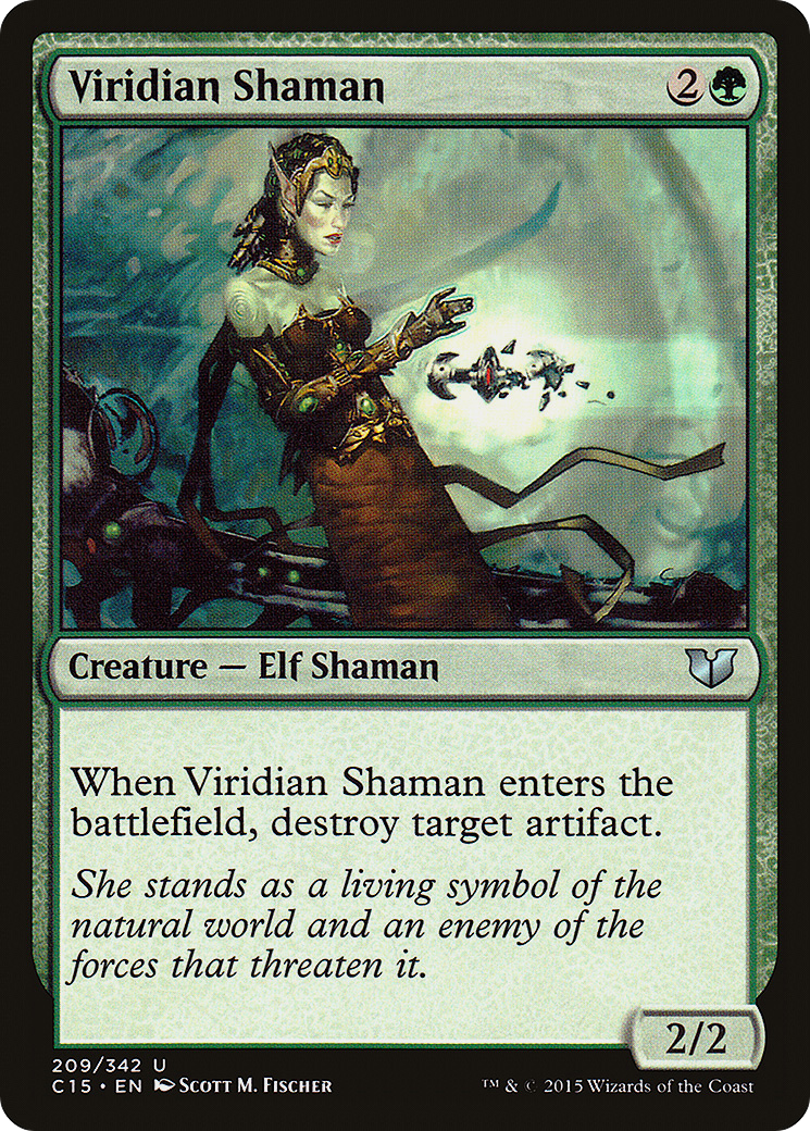 Viridian Shaman (C15-209) - uncommon