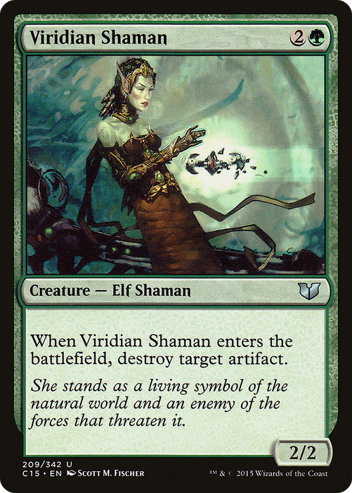 Viridian Shaman (C15-209) - uncommon