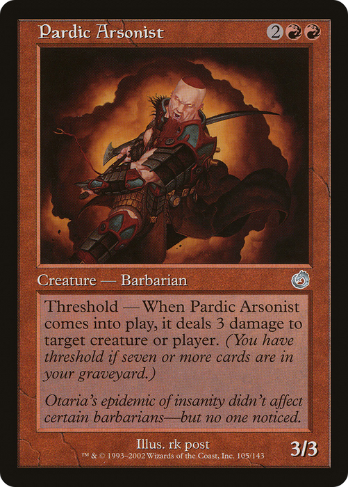 Pardic Arsonist (TOR-105) - uncommon