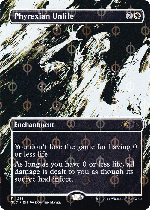 Phyrexian Unlife (SLD-1213) - rare (Borderless) - Foil