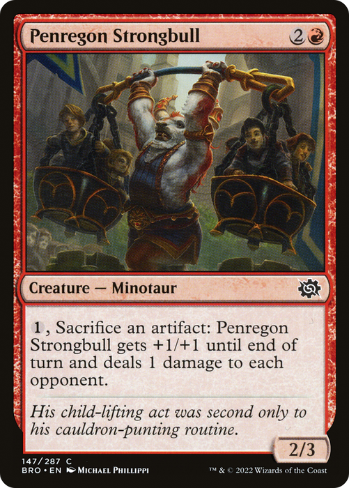 Penregon Strongbull (BRO-147) - common - Foil