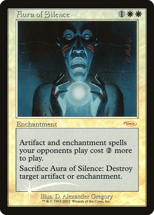 Aura of Silence (FNM-008) - rare - Foil