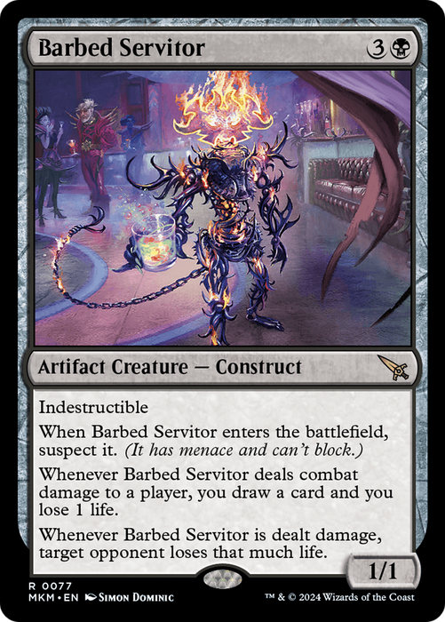 Barbed Servitor (MKM-077) - rare