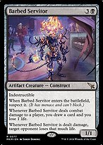 Barbed Servitor (MKM-077) - rare - Foil