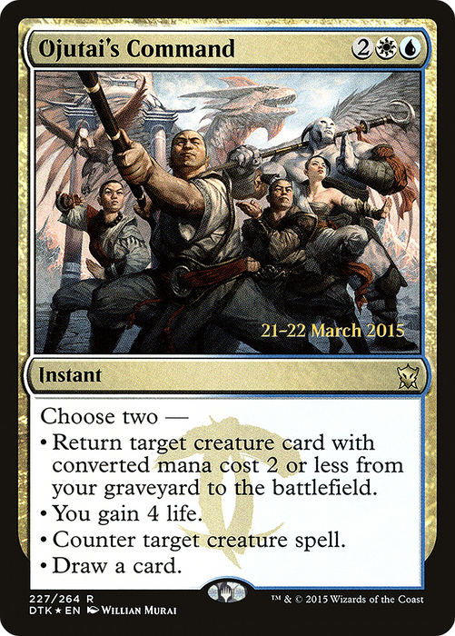 Ojutai's Command (PRE-227S) - rare - Foil