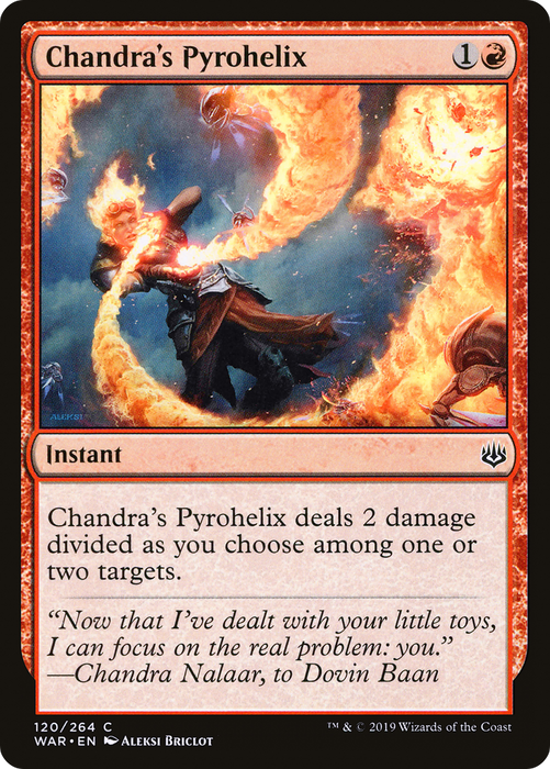 Chandra's Pyrohelix (WAR-120) - common - Foil