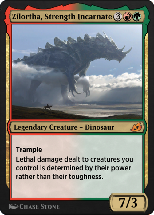 Zilortha, Strength Incarnate (IKO-275Y) - mythic