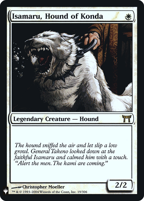Isamaru, Hound of Konda (LIST-CHK-19) - rare - Foil