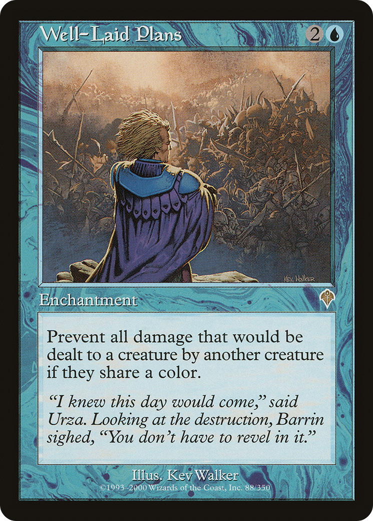 Well-Laid Plans (INV-088) - rare - Foil