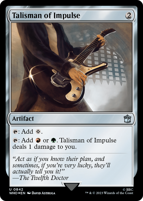 Talisman of Impulse (WHO-842) - uncommon - Foil
