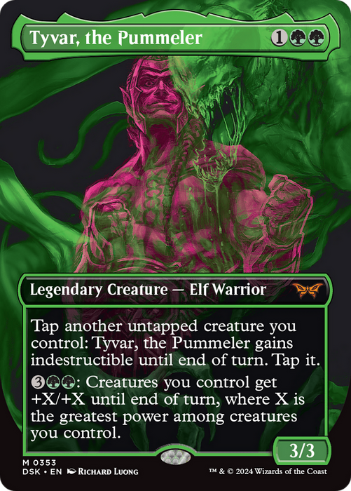 Tyvar, the Pummeler (DSK-353) - mythic (Borderless) - Foil