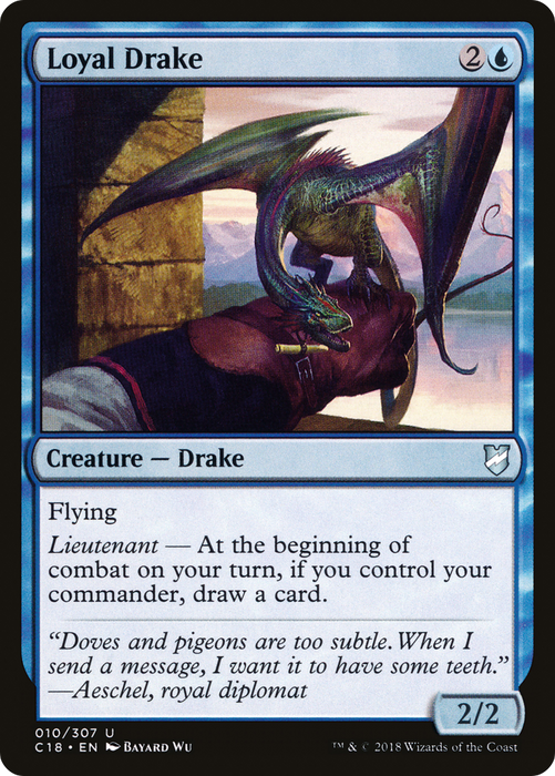 Loyal Drake (C18-010) - uncommon