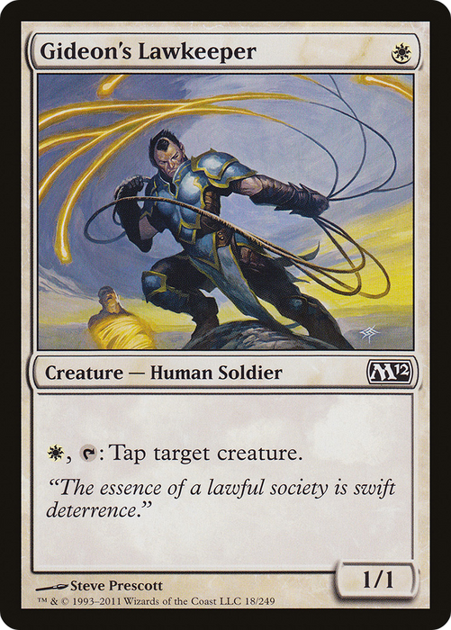 Gideon's Lawkeeper (M12-018) - common - Foil