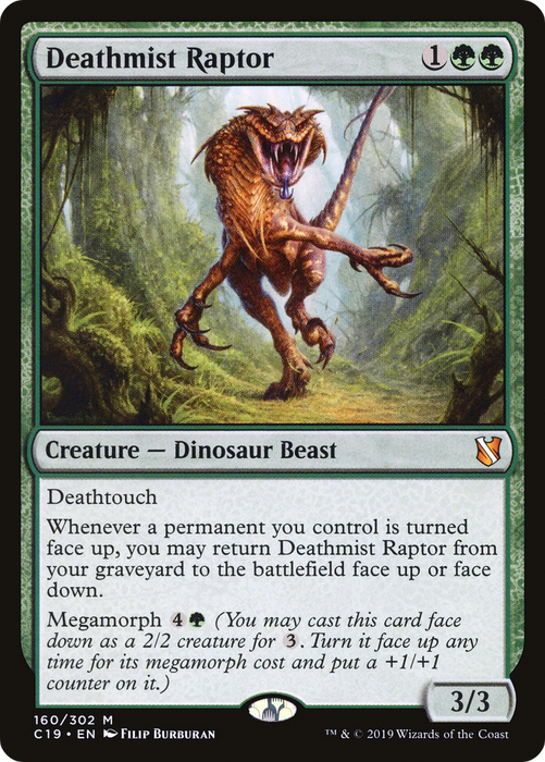 Deathmist Raptor (C19-160) - mythic