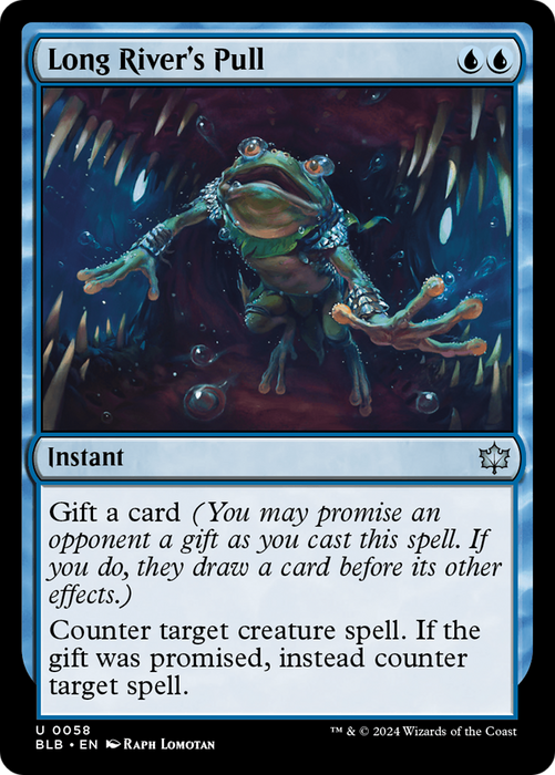 Long River's Pull (BLB-058) - uncommon - Foil