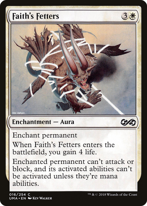 Faith's Fetters (UMA-016) - common - Foil