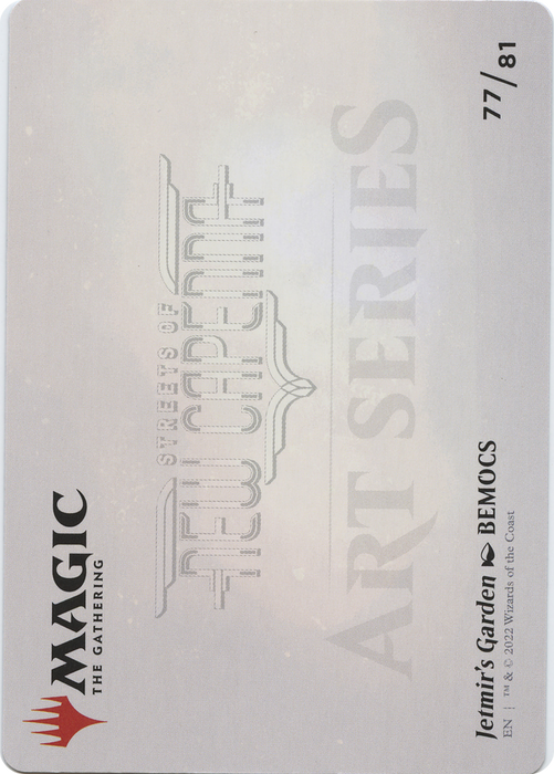 Jetmir's Garden // Jetmir's Garden (ASNC-077) - common (Borderless) - Foil
