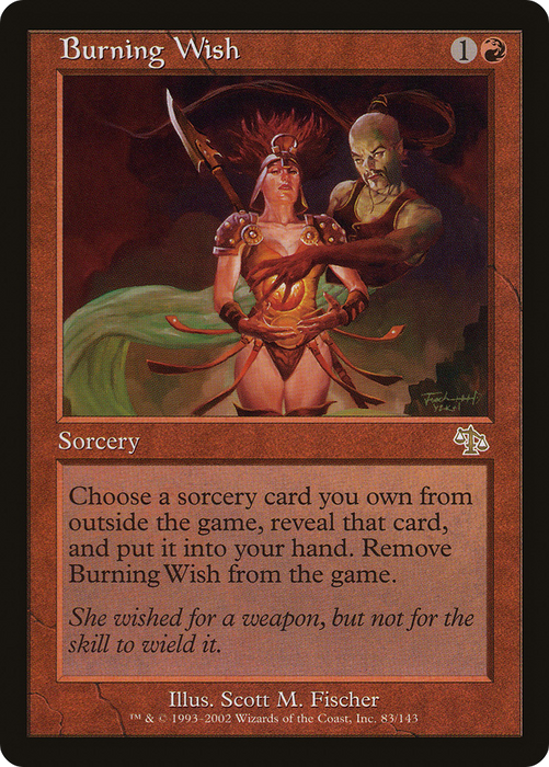 Burning Wish (JUD-083) - rare - Foil