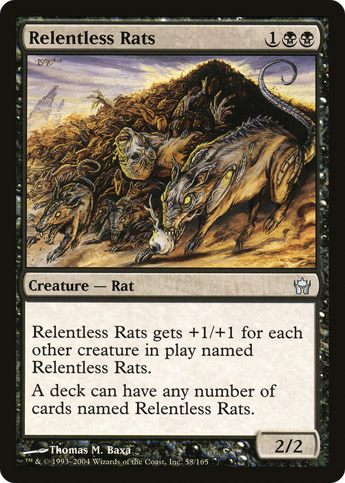 Relentless Rats (5DN-058) - uncommon - Foil