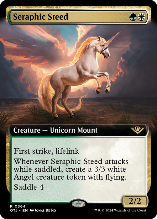 Seraphic Steed (OTJ-364) - rare: (Extended Art)