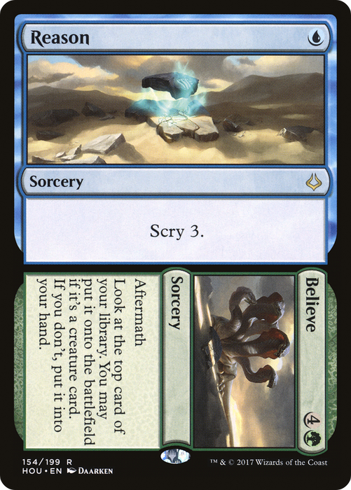 Reason // Believe (HOU-154) - rare - Foil