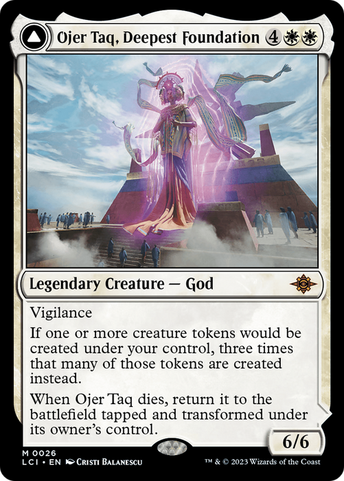 Ojer Taq, Deepest Foundation // Temple of Civilization (LCI-026) - mythic - Foil
