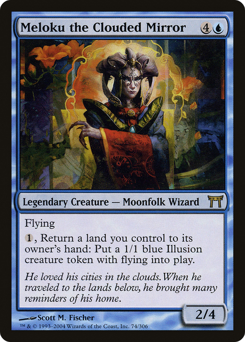 Meloku the Clouded Mirror (CHK-074) - rare - Foil