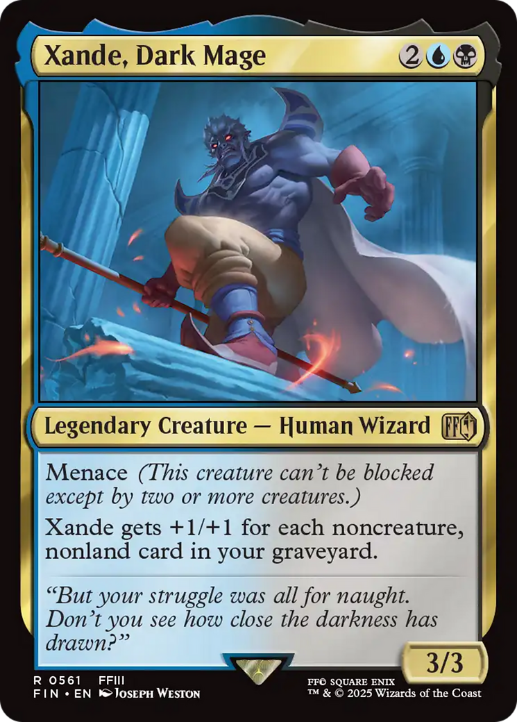 Xande, Dark Mage (FIN-561) - rare